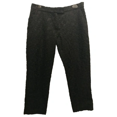 Pre-owned Joseph Chino Pants In Black