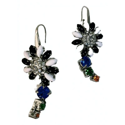 Pre-owned Miu Miu Pearls Earrings In Multicolour