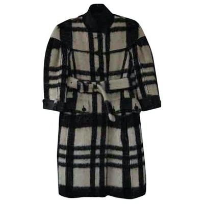 Pre-owned Burberry Wool Coat In Pattern