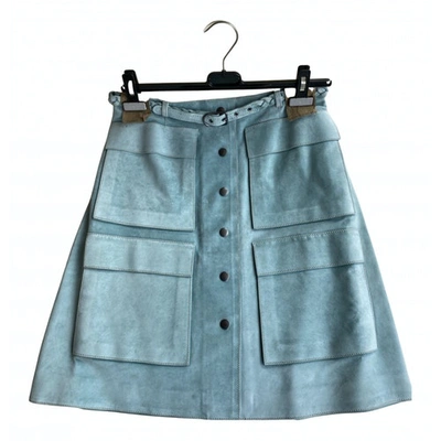 Pre-owned Bottega Veneta Mid-length Skirt In Blue