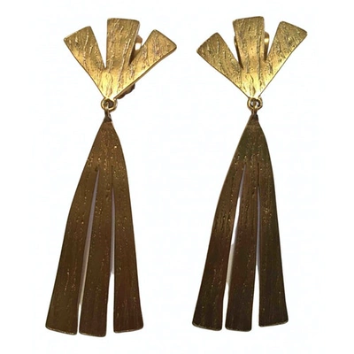 Pre-owned Lanvin Gold Metal Earrings