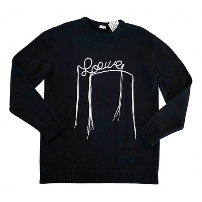 Pre-owned Loewe Black Cotton Knitwear & Sweatshirts