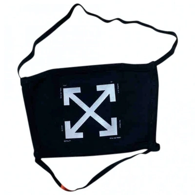 Pre-owned Off-white Scarf In Black