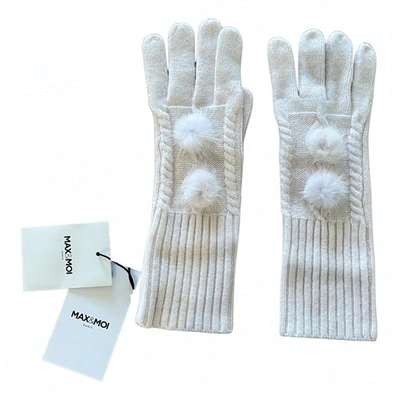 Pre-owned Max & Moi Wool Gloves In Pink