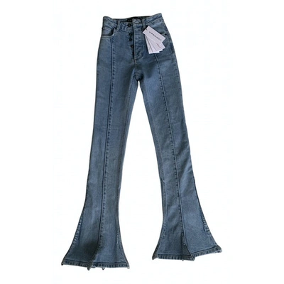Pre-owned Y/project Blue Denim - Jeans Trousers