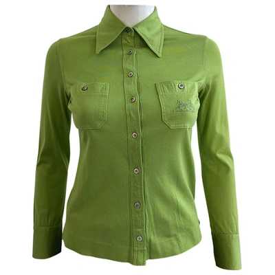 Pre-owned Celine Shirt In Green