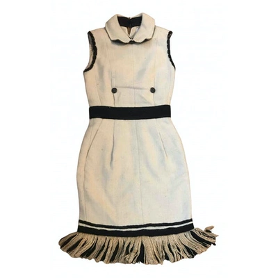 Pre-owned Chanel Wool Mini Dress In Other