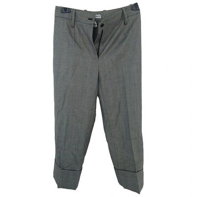 Pre-owned Dolce & Gabbana Wool Short Pants In Grey