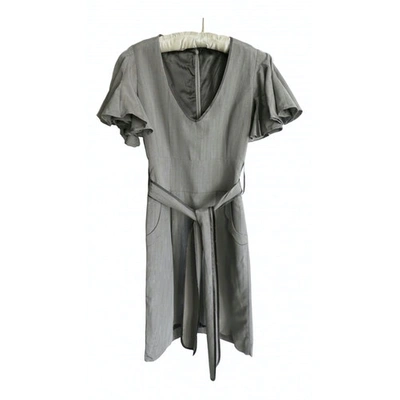 Pre-owned Matthew Williamson Mid-length Dress In Grey
