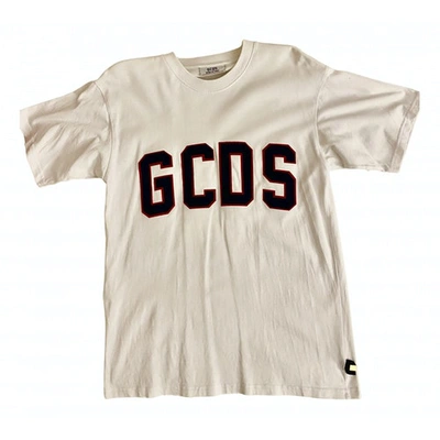 Pre-owned Gcds White Cotton Top