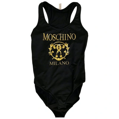 Pre-owned Moschino Black Polyester Top