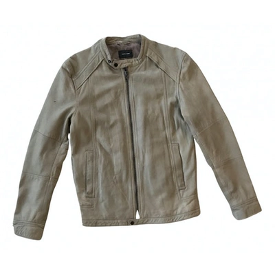Pre-owned Samsoe & Samsoe Leather Jacket In Other