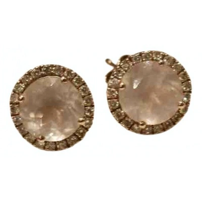 Pre-owned Bloomingdales Pink Gold Earrings