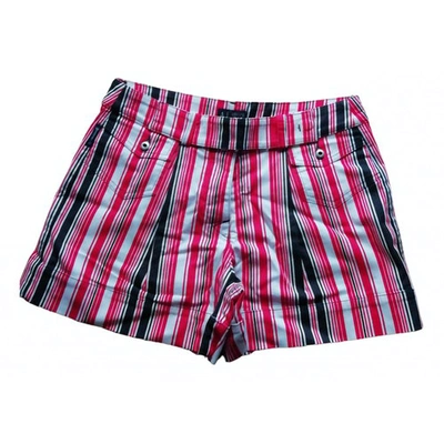 Pre-owned Armani Jeans Red Cotton Shorts