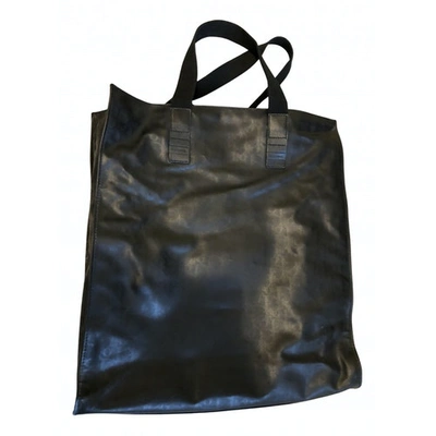 Pre-owned Dior Roller  Oblique Cloth Bag In Black
