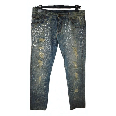 Pre-owned Ermanno Scervino Straight Jeans In Other