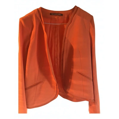 Pre-owned Comptoir Des Cotonniers Short Vest In Orange