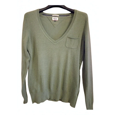 Pre-owned Tommy Hilfiger Jumper In Green