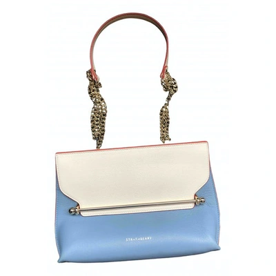 Pre-owned Strathberry Leather Crossbody Bag In Blue