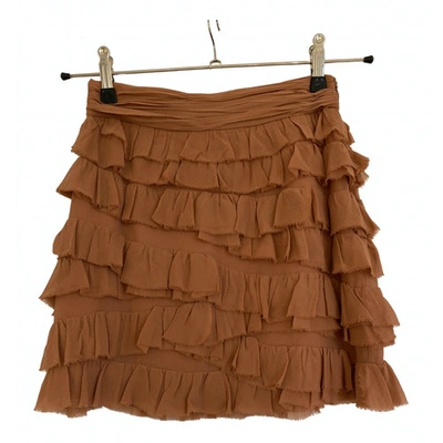 Pre-owned Club Monaco Silk Mini Skirt In Other