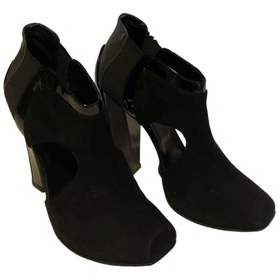 Pre-owned Malo Ankle Boots In Black