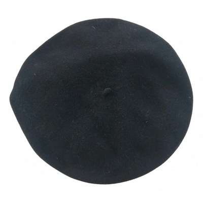 Pre-owned Dolce & Gabbana Wool Beret In Black