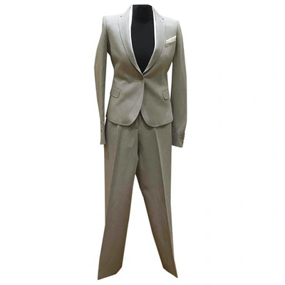 Pre-owned Neil Barrett Wool Suit Jacket In Grey