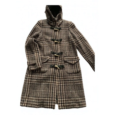 Pre-owned Schumacher Wool Coat In Multicolour
