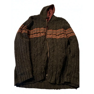 Pre-owned D&g Wool Knitwear & Sweatshirt In Brown