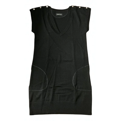 Pre-owned Zadig & Voltaire Wool Mid-length Dress In Black