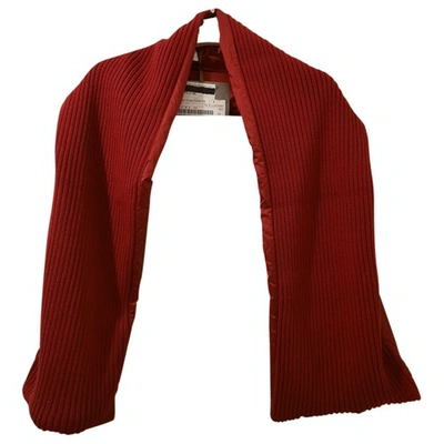 Pre-owned Max Mara Stole In Red