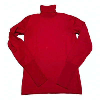 Pre-owned Hugo Boss Wool Jumper In Red