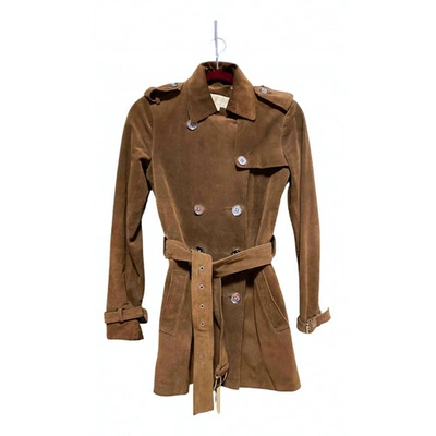 Pre-owned Ohne Titel Coat In Brown