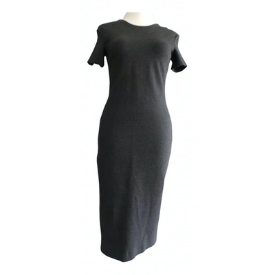 Pre-owned Mcq By Alexander Mcqueen Mid-length Dress In Anthracite