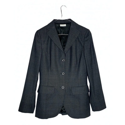 Pre-owned Mauro Grifoni Wool Blazer In Anthracite