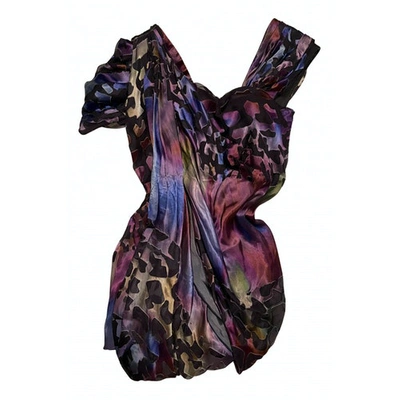 Pre-owned Matthew Williamson Silk Mid-length Dress In Multicolour