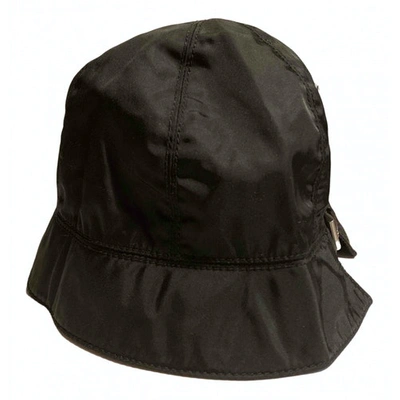 Pre-owned Prada Black Cloth Hat