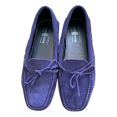 Pre-owned Carshoe Flats In Purple