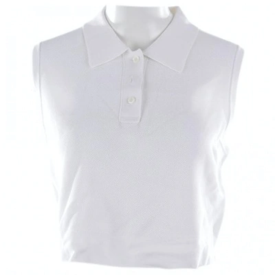 Pre-owned Neil Barrett White Viscose Tops