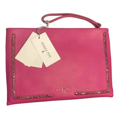 Pre-owned Patrizia Pepe Glitter Clutch Bag In Pink