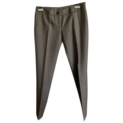 Pre-owned Mauro Grifoni Wool Straight Pants In Other