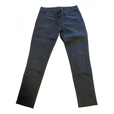 Pre-owned Dondup Slim Pants In Brown