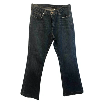Pre-owned Calvin Klein Blue Denim - Jeans Jeans