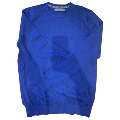 Pre-owned Calvin Klein Sweatshirt In Blue