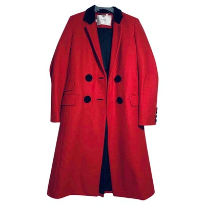 Pre-owned Luella Wool Coat In Red