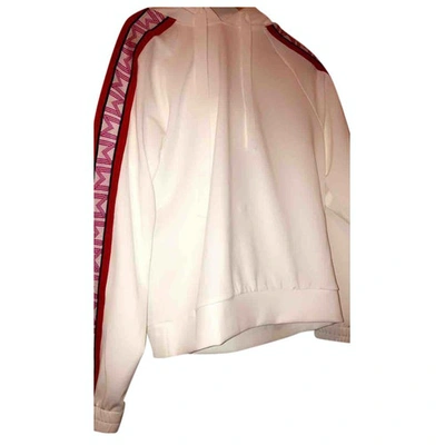 Pre-owned Maje White Polyester Knitwear