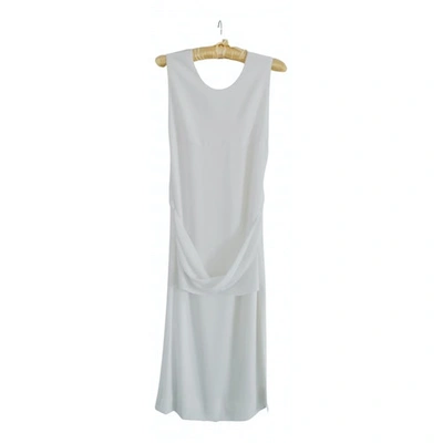 Pre-owned Dion Lee Mid-length Dress In White