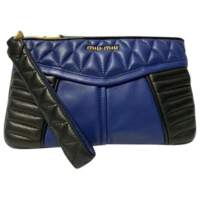 Pre-owned Miu Miu Leather Wallet In Other