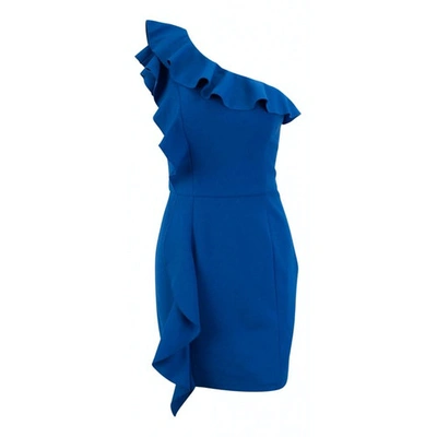Pre-owned Rebecca Vallance Mini Dress In Blue