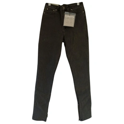 Pre-owned Blk Dnm Slim Jeans In Anthracite